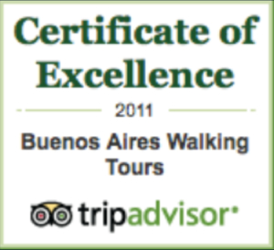 Tripadvisor Certificate of Excellence 2011
